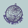 ingles.png Souvenir + topper : Rosa vitro "Bloom with Joy".