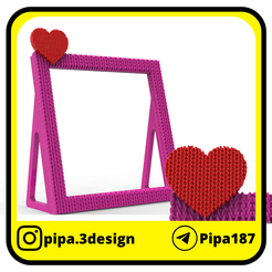 Marco-día-de-la-madre.png STL file Mother's Day Portrait Photo Frame・3D printer design to download