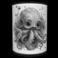 29a.png Cute Sea babies - Light Box - octopus