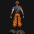 24.JPG STL file GOKU super saiyan v2 - Dragonball Super・3D print model to download