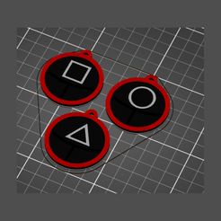 Squid_Game_00.jpg STL file Skull Supervisors Squid Games・Model to download and 3D print