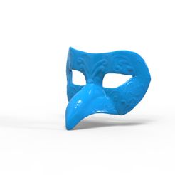 untitled.25.jpg STL file Masquerade Male Mask・Model to download and 3D print