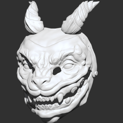 11.png Satyr japanese mask furry
