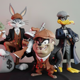 Taz_21_03.png Taz the Tasmanian Devil – Peaky Blinders Urban Vibes |  No AMS / Multi-Part / 3MF