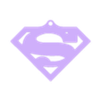 Super Man Logo 7mm T.STL SuperMan Logo Stl File