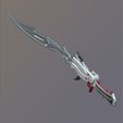 2.jpg Final Fantasy 13 Lightning Blazefire Saber [3d print files]