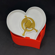 3.png Lockable Heart Box With motif- The official Mechanism By Waikikiprod