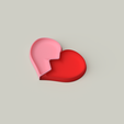 heart2.png Magnetic Broken Heart Shaped Tray