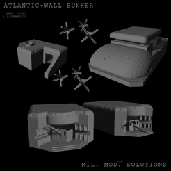 atlantic-wall-bunker-NEU.png D-Day Atlantikwall Collection (28mm tabletop Atlantikwall for Bolt Action)