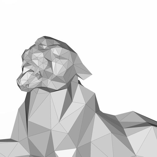 untitled.262.jpg Low-Poly Panther 3d Druckmodell