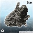 5.jpg Skeleton rock of lying warrior with shield and helmet (6) - Creature Darkness War 15mm 20mm 28mm 32mm Medieval Dungeon