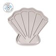 Summer03.jpg Seashell - Summer (no 3) - Cookie Cutter - Fondant - Polymer Clay