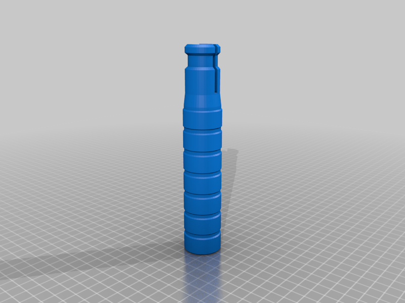 silencer_model_1.png Free STL file Crossman 1377 slide-in silencer・Template to download and 3D print, dasaki