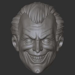 ccgm,m.jpg STL file Joker head for action figures・3D printable design to download, ClayMan3D