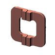 Square-Hammered-texture-door-gate-push-pull-plate-04.jpg Square hammered texture door gate push pull plate handle 3D print model