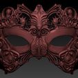 M2.jpg Máscara de Mascarada Barroca de Filigrana Real