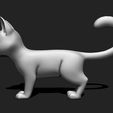 9.jpeg Gato dos desenhos animados para impressão 3D Modelo de impressão 3D