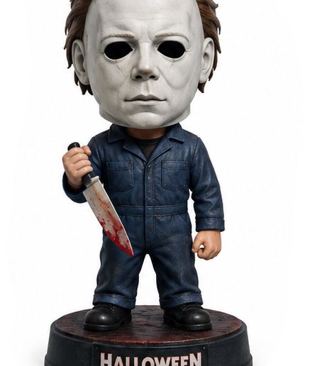 Michael Myers Chibi Bobblehead – Halloween Horror Figure – STL