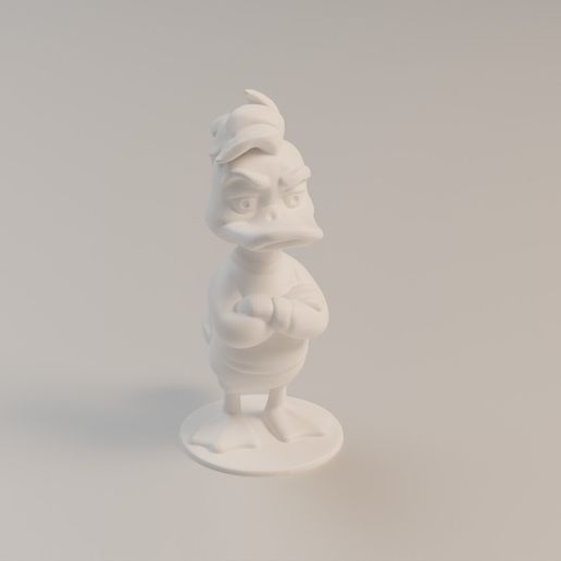🦆 Animal Duke Duck・ STL File for 3D printing・Cults