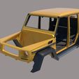 009.jpg Mercedes Benz G63 AMG 6x6 1/10 Body