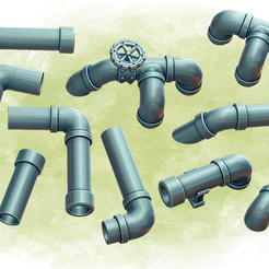 pipes.png 3D file Pipes・3D printing model to download