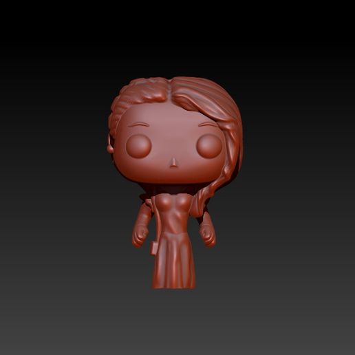 FUNKO POP GIRL 3D model