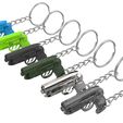 Blade_Runner_Keychain_1.2775.jpg Keychain - Deckard's Blaster - BladeRunner - Printable 3d model - STL files