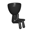 Vaso_11_Negro_1.jpg JARRÓN MACETA ROBERT 11 - VASE FLOWERPOT ROBERT 11