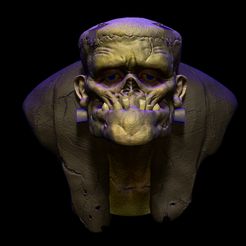 frank2.jpg STL file Frankenstein・3D print design to download