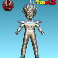 1.jpg 3D-Datei Kid Vegeta Dragon Ball Z・Vorlage für 3D-Druck zum herunterladen