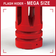 대지-1.png Mega-Size AR15 Flash Hider