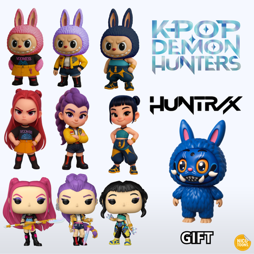Set De 5 Figuras De Cazadores Demonios KPOP - Coleccionables De PVC Con Diseños De Tigre, Coloridos Y Exagerados, Para Fans De Todas Las Edades