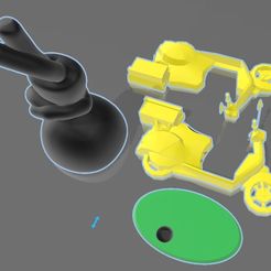 Robert Moto Delivery  Merged.jpg Fichier STL Usine Robert - Livraison de pizzas par des motards - scission - fusion・Design à télécharger et à imprimer en 3D