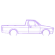 Volkswagen_caddy 1981.stl Wall Silhouette: All sets