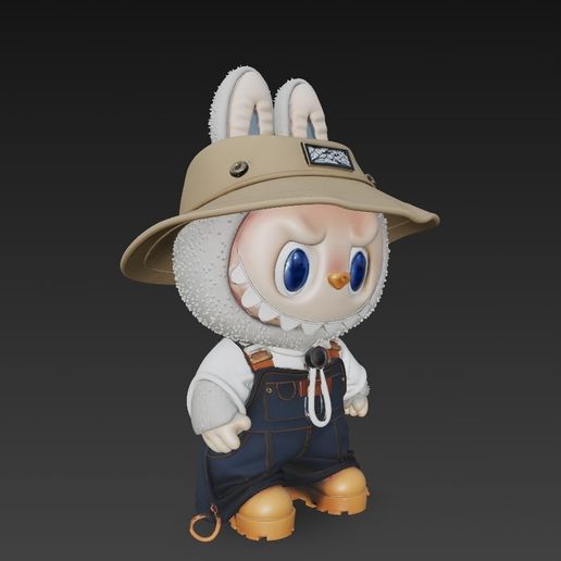 🍂 labubu. The Monsters Fall In Wild・Free STL File for 3D