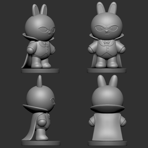 🐇 SKZOO EVIL LEEBIT STRAY KIDS KPOP・ STL File for 3D printing・Cults