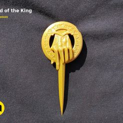 hand-of-the-king-stl-3D-print-01-1.jpg STL-Datei Die Hand des Königs kostenlos・3D-druckbares Objekt zum herunterladen