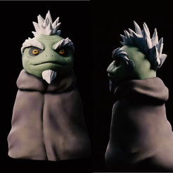 grrr.png Бесплатный STL файл Фукасаку・Шаблон для загрузки и 3D-печати