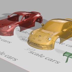 1.jpg Download STL file 1/24 scale porsche 911 gt3 2021 • 3D printer object, 3dscalecars