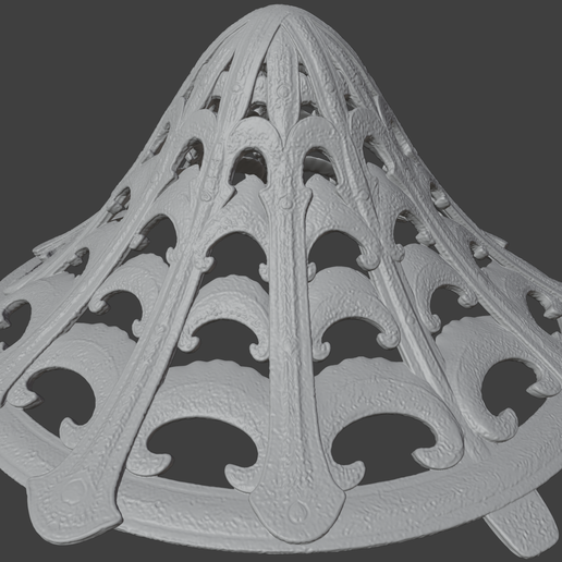 STL file Iron Kasa ELDEN RING 💍 ・3D printing idea to download・Cults
