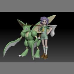 BugsyPokemon-Johto-Gym-Leader-Bugsy.jpg Fichier STL Pokemon Johto Chef de Gym Bugsy・Plan à imprimer en 3D à télécharger