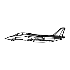 F-14-Tomcat.png STL file F-14 Tomcat・3D printing template to download