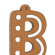 B.png Letters - Keychain