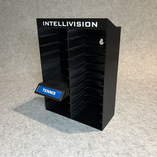 Wall stand holder for 20 games Intellivision