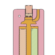 2.PNG Li Ion 18650 2S battery case [OBJ file]