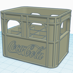 Coca-Cola.png STL file Coca Cola Battery Crate AA・Design to download and 3D print