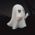 1.png Middle finger Ghost cute halloween decoration