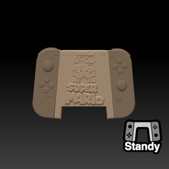 1.png Fichier OBJ SWITCH DE SUPPORT POUR CONTROLEUR SUPER MARIO・Objet imprimable en 3D à télécharger