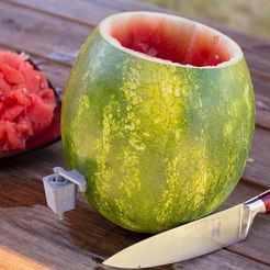 MelonTap2.jpg Бесплатный STL файл Household Hacker's Watermelon Dispenser・3D-печатная модель для загрузки