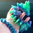 Gem-18.jpg Gemstone Dragon, Softer Crystal Dragon, Cinderwing3D, Articulating Flexible Dragon, Print-in-place, NO supports!